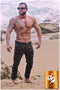 Men's Colour  YL Hand Painted  Skinny Fit Stretch Jean
